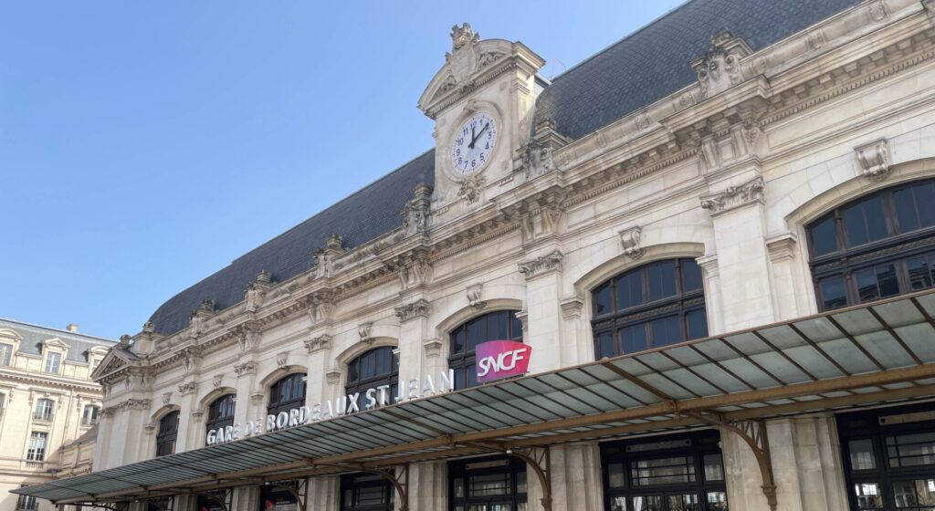 Bordeaux trein station Citytrip Frankrijk per trein