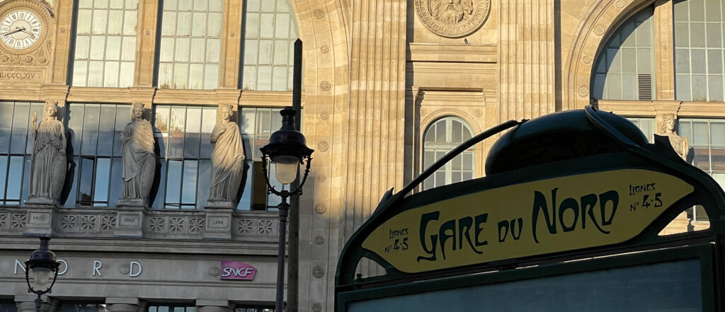 ontrack travel 0008 Dag 12 Naar Frankrijk per trein Gare du Nord Parijs