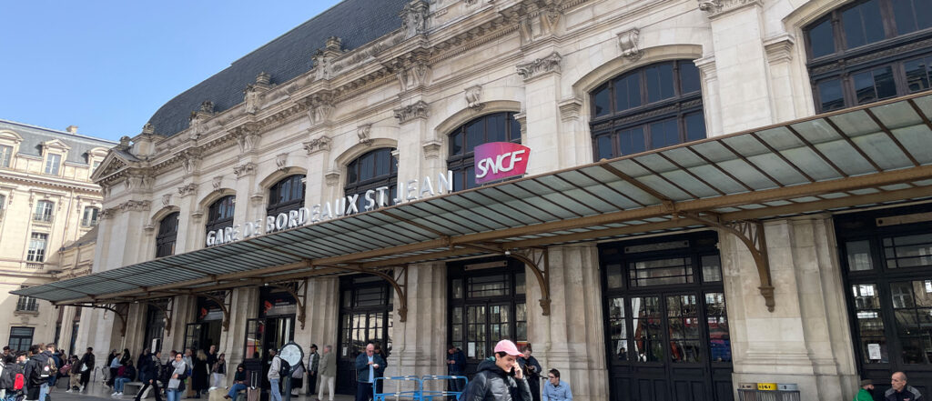 ontrack travel 0010 Dag 9 Citytrip Frankrijk per trein Bordeaux trein station