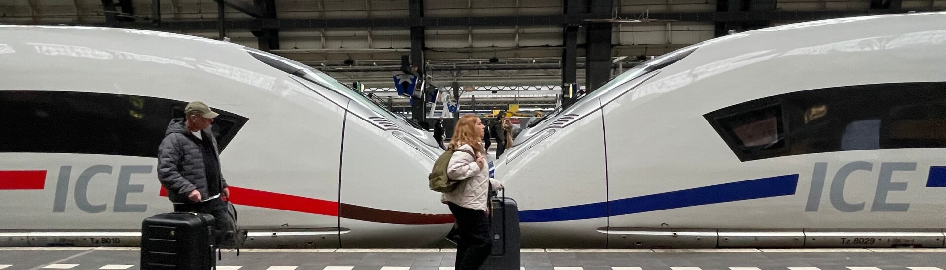 Met de trein naar Duitsland