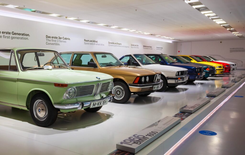 winterreis per trein naar Munchen Munchen BMW museum- shutterstock 2793464239