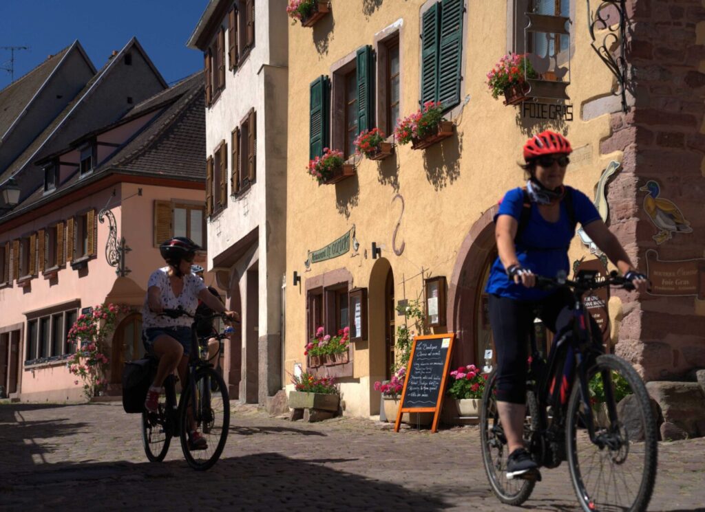Met de fiets door de wijndorpen bij Colmar
